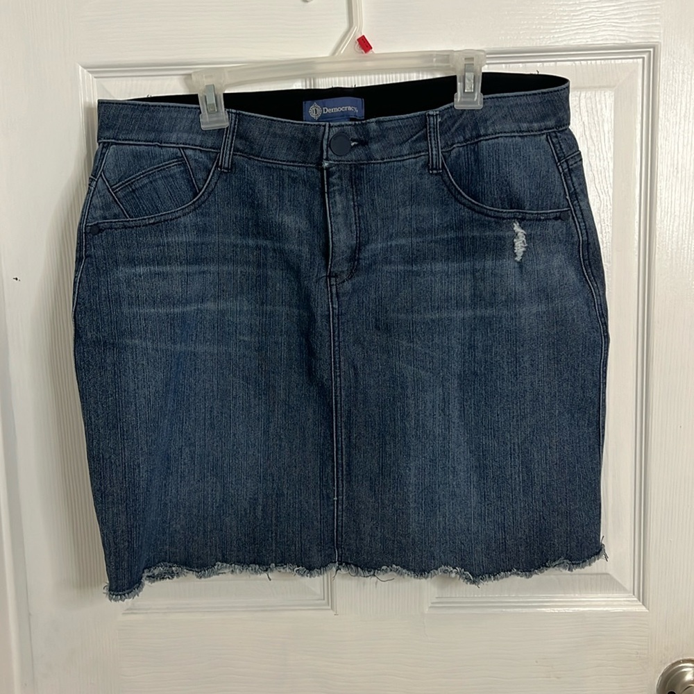 Denim skirt with tummy support!